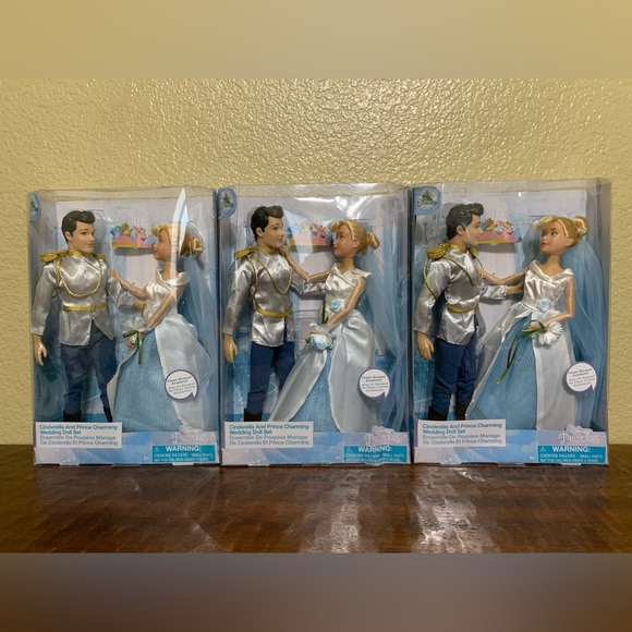 Disney Other - NIB Disney Store Cinderella And Prince Charming Wedding 💒 2pc Doll Set